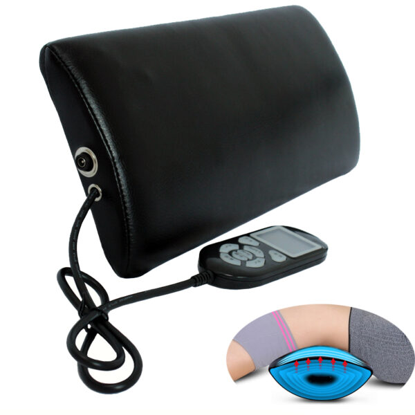 electronic heating and vibrating body stretch massage pillow