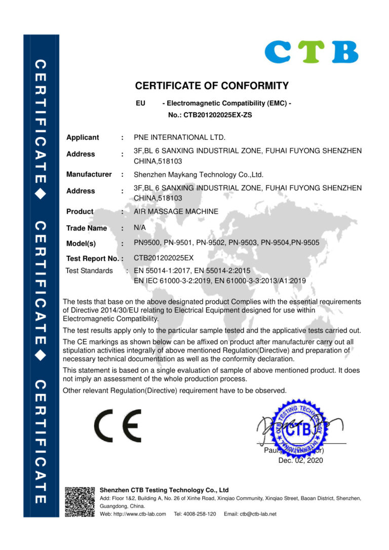 certificate 95 emc