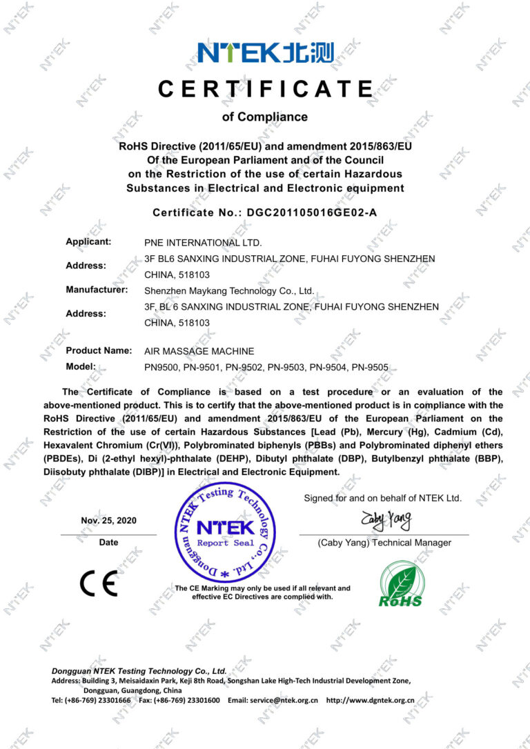 certificate 95 rhos