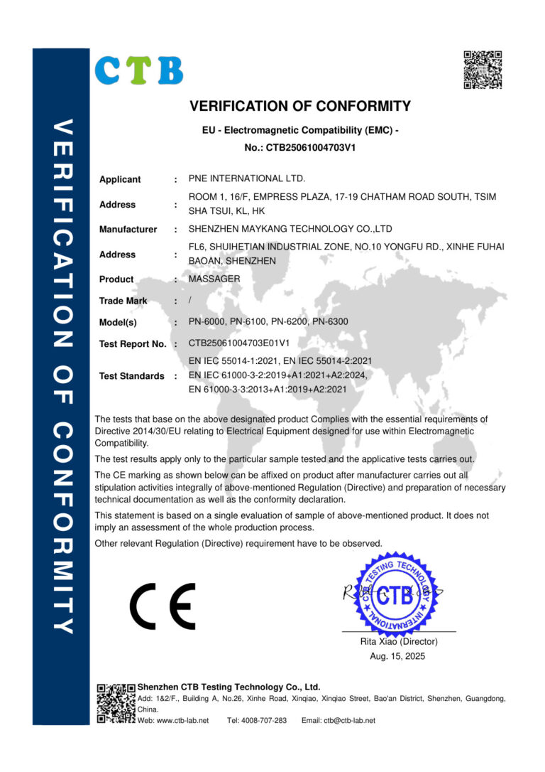 certificate ce emc 6000